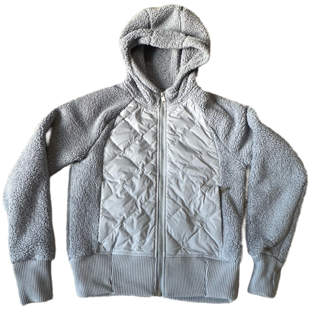Womens Athleta Apres Tugga Coat in size S color blue star